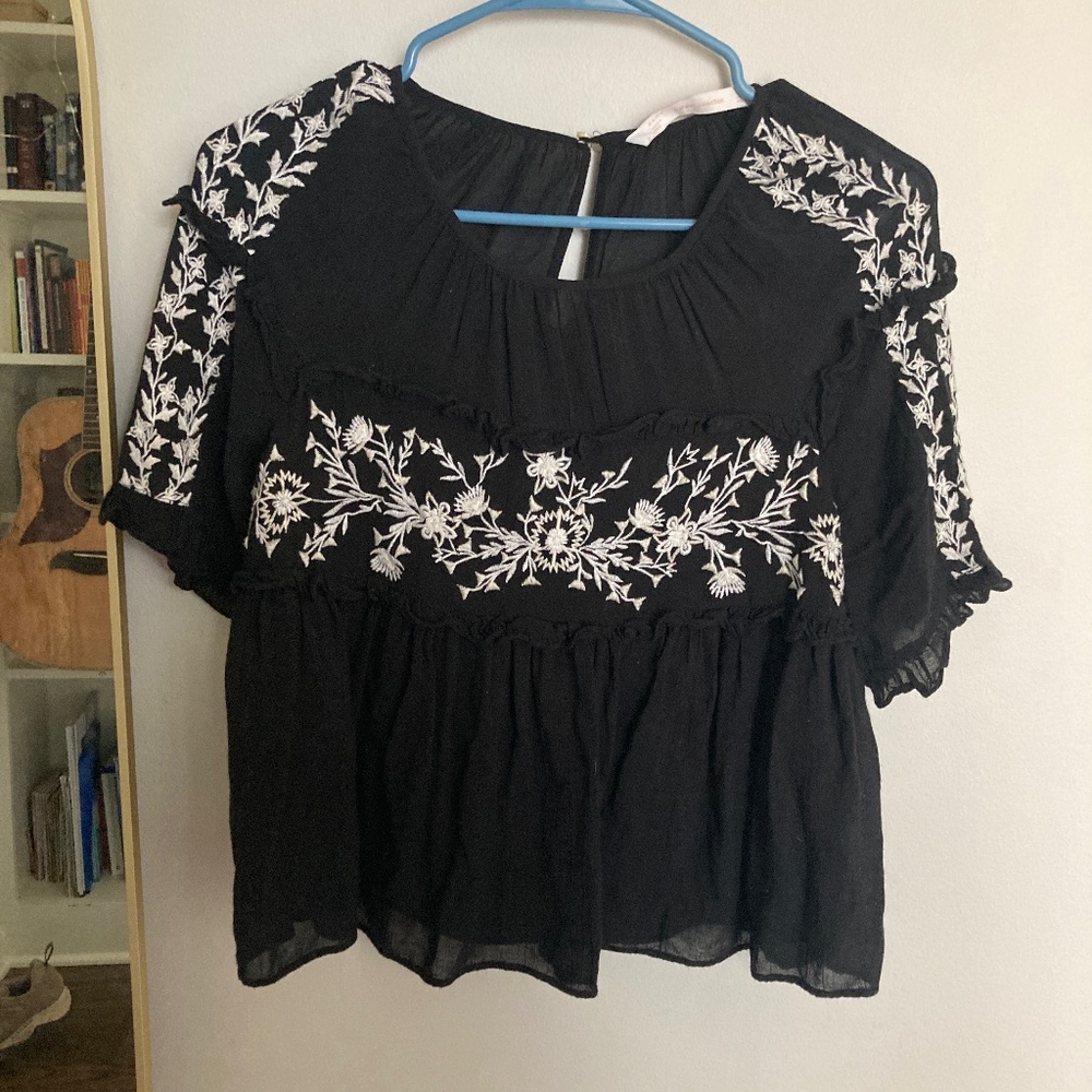 Embroidered Zara blouse